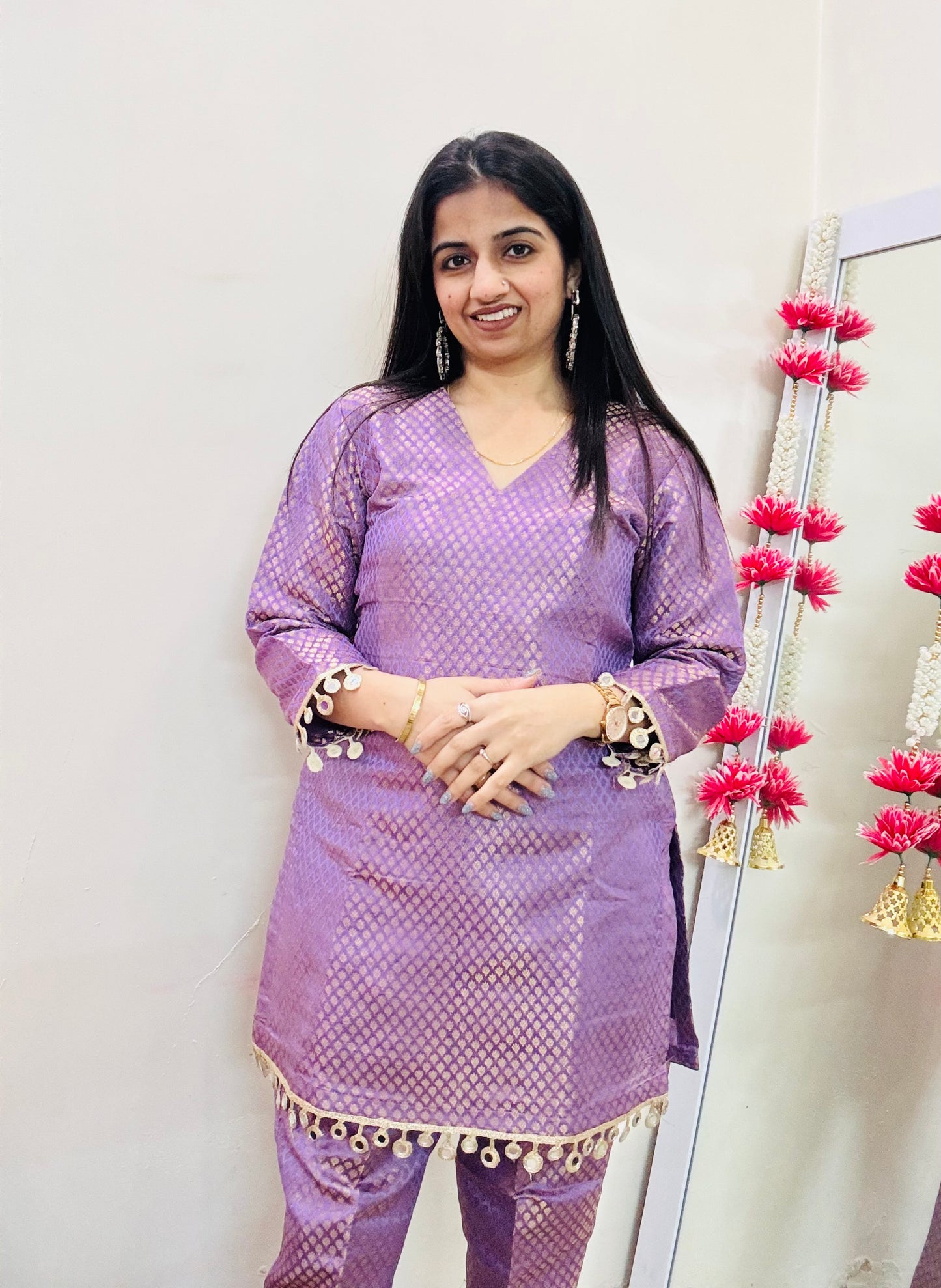 Shahi Gulnaar Co-ord Set