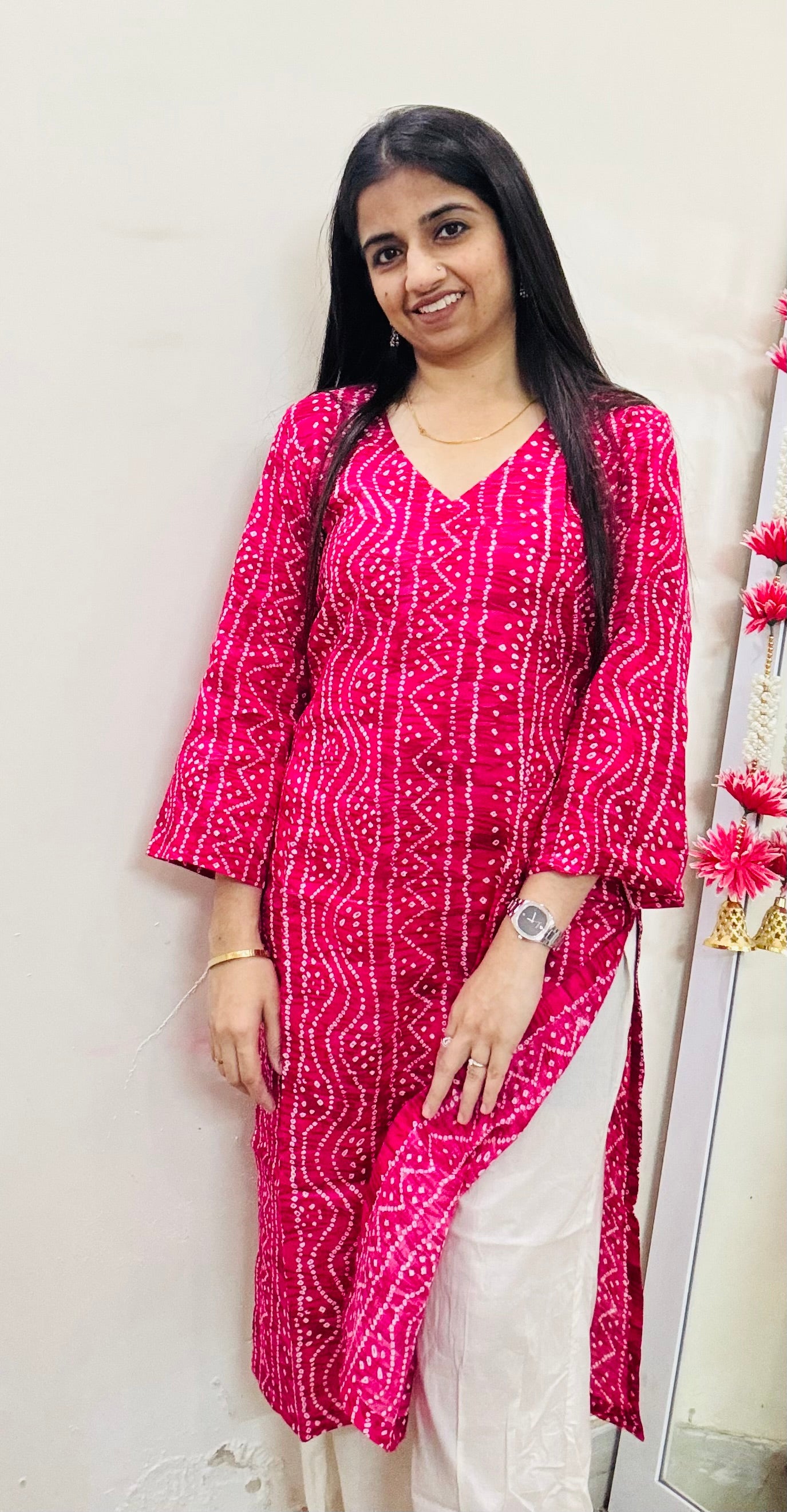 Pink Spark Kurta Set