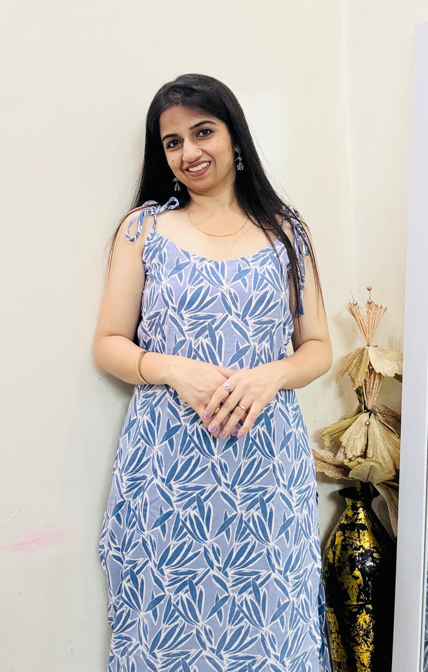 Lavender Breeze Strappy Kurti