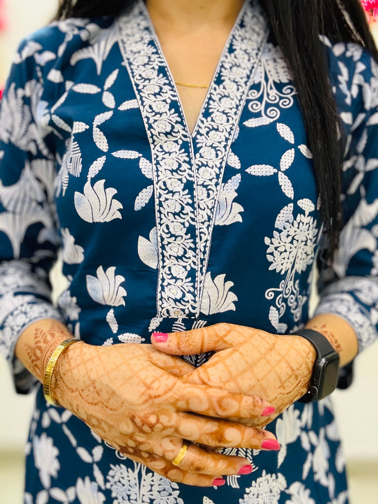 Azure Breeze Kurti