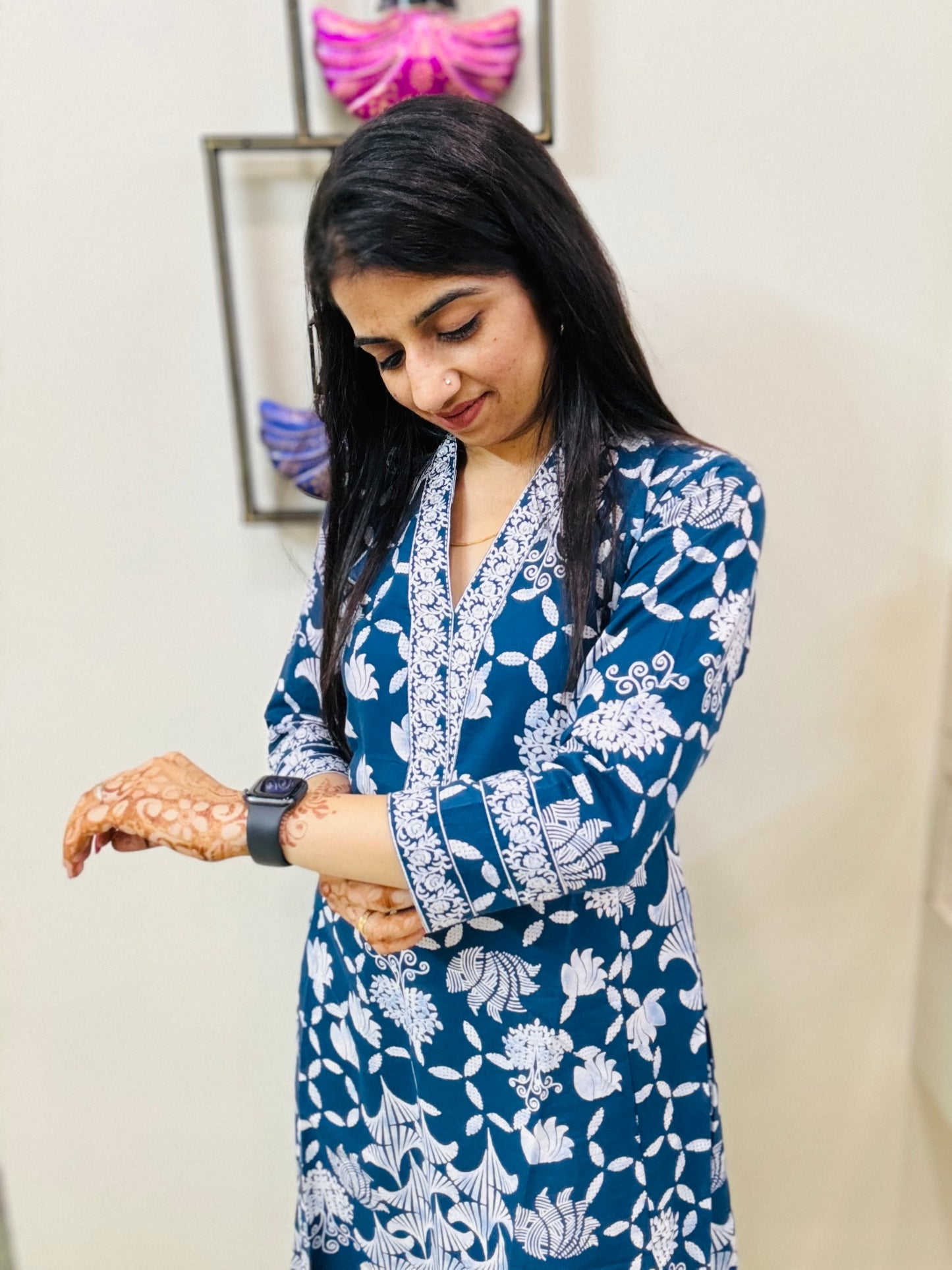 Azure Breeze Kurti