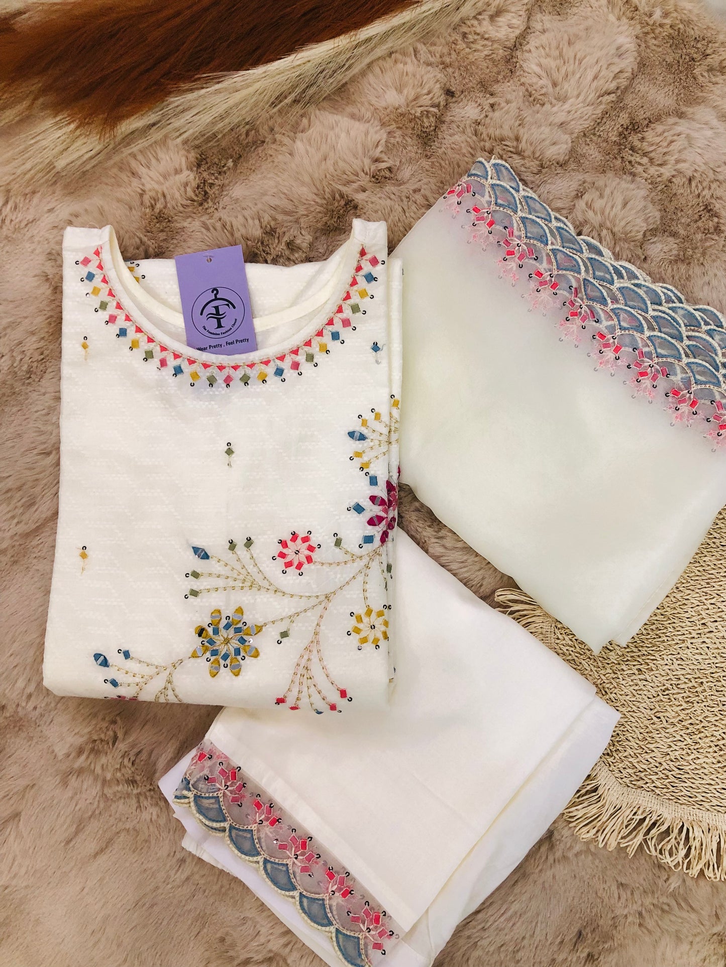 Ivory Grace Suit Set