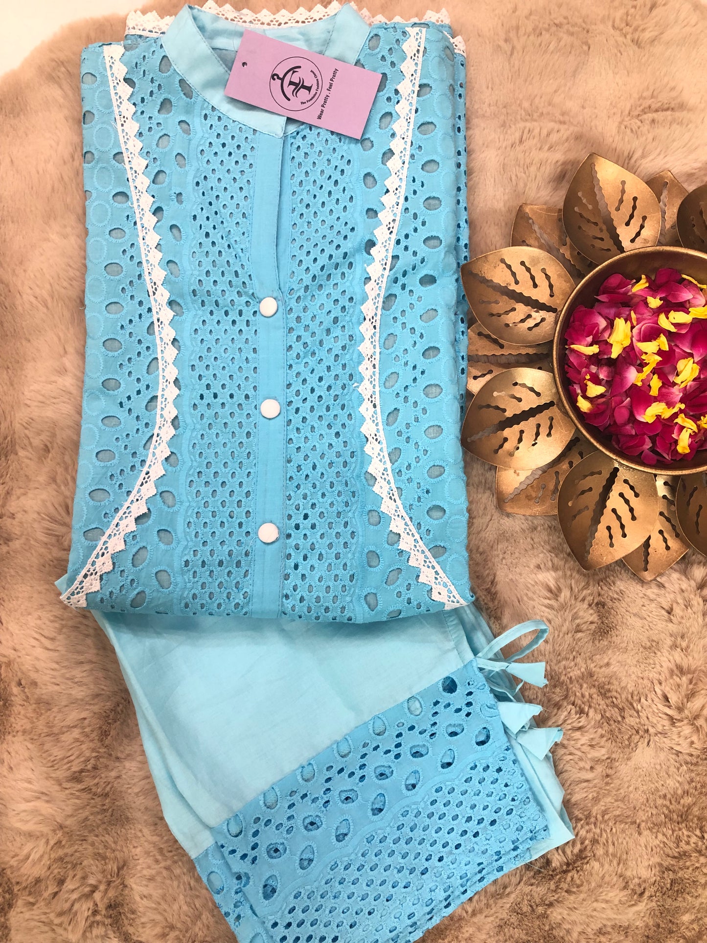 Schiffli Serenity Co-ord Set