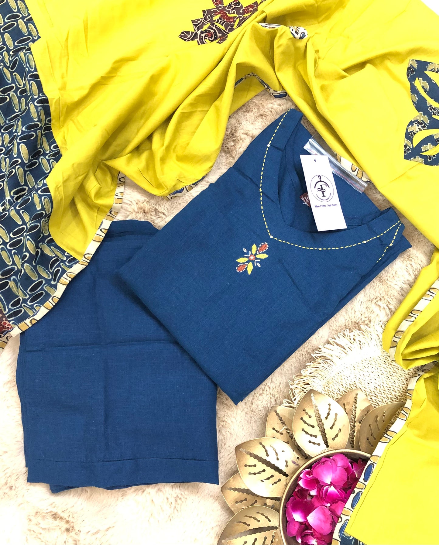 Blue Harmony Palazzo Set