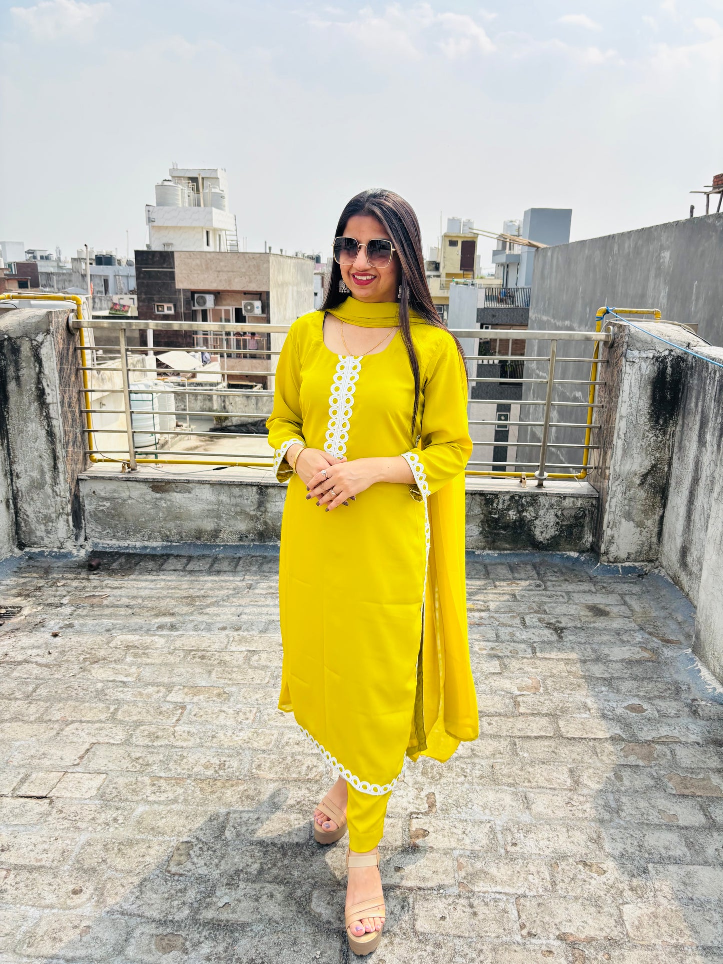 Lime Green Suit Set