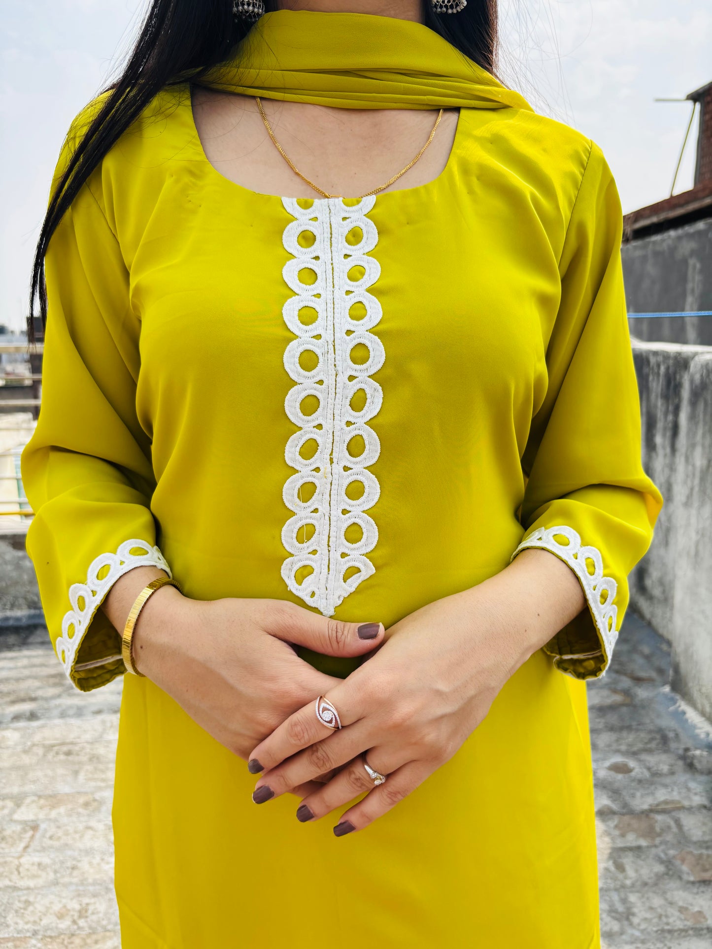 Lime Green Suit Set