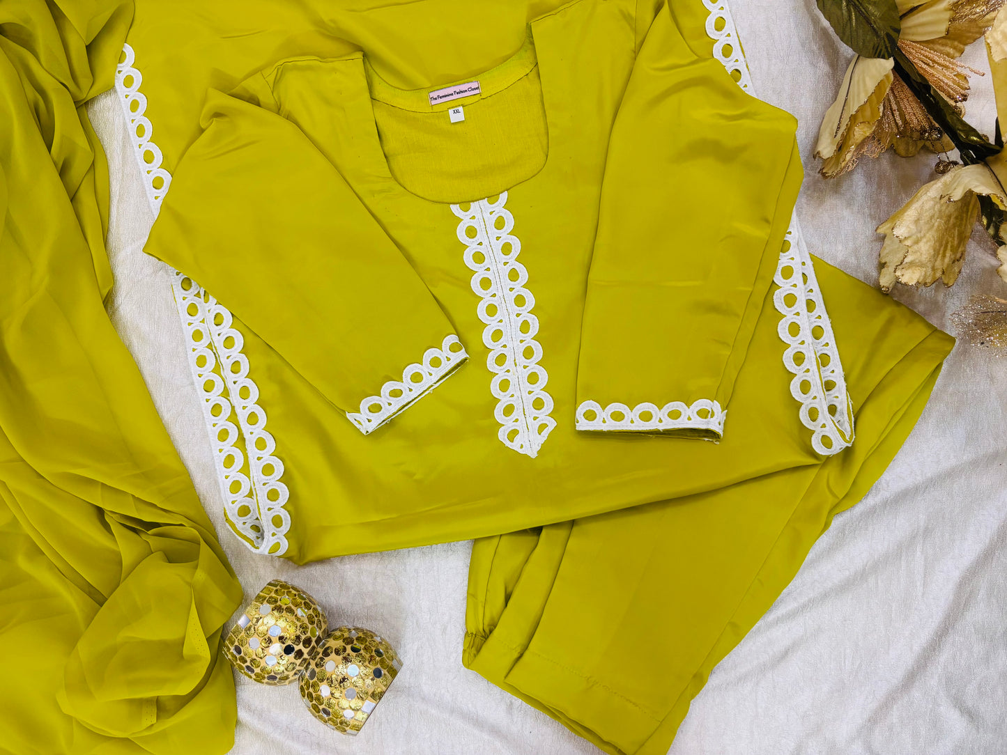 Lime Green Suit Set