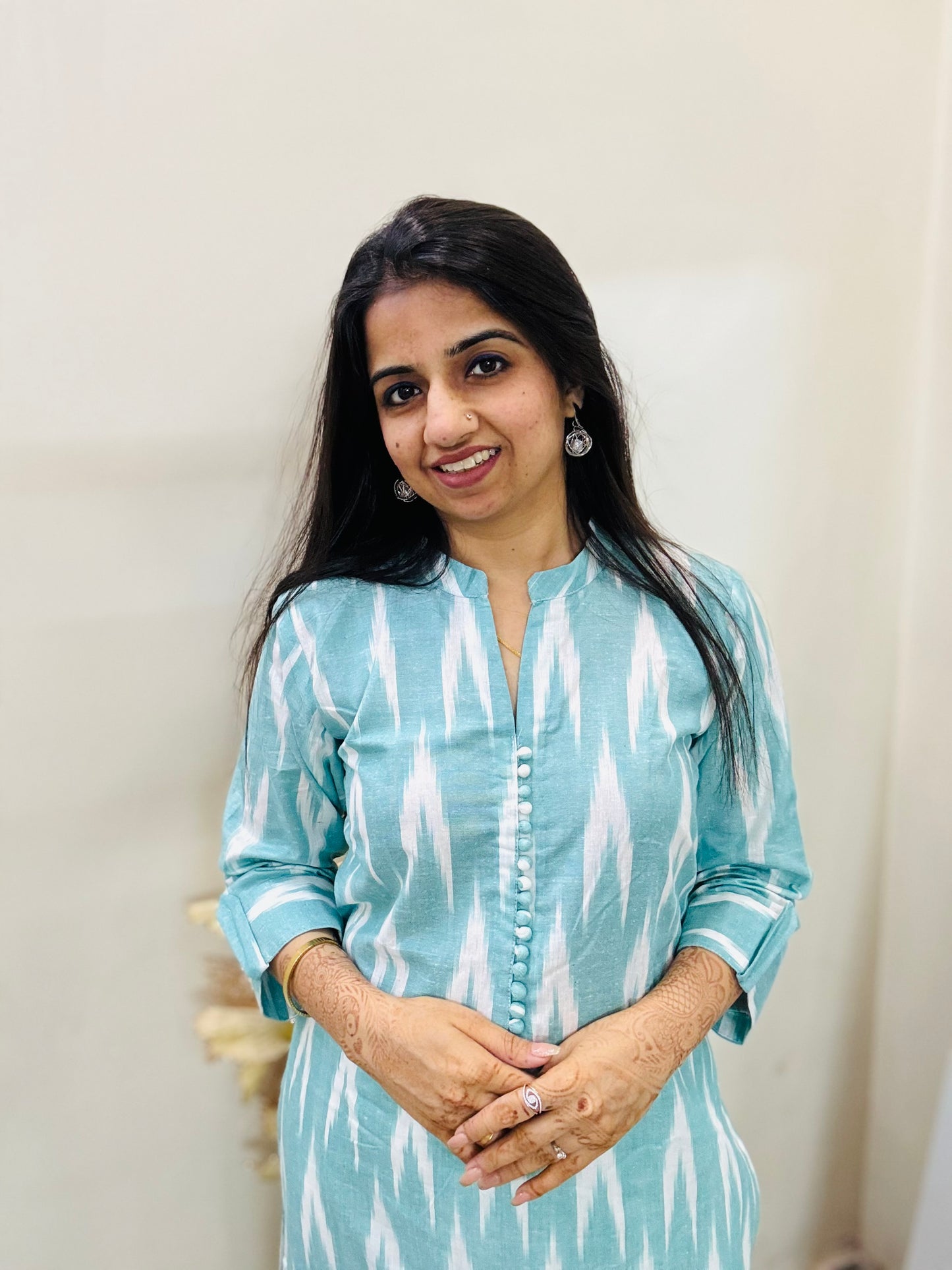 Ikat Elegance Kurta Set