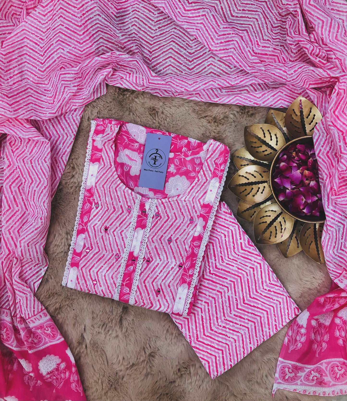 Spring Blush Suit Set