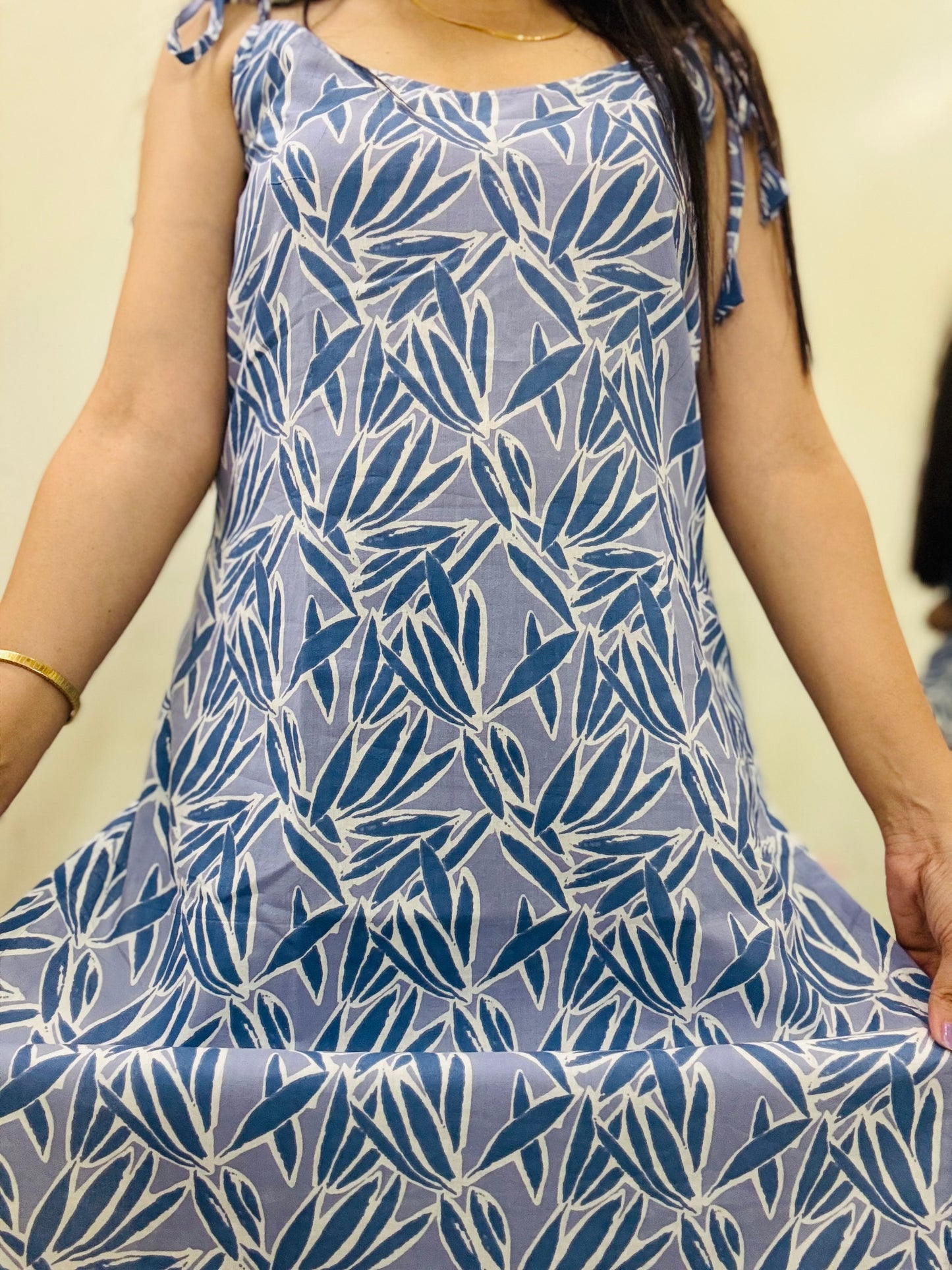 Lavender Breeze Strappy Kurti