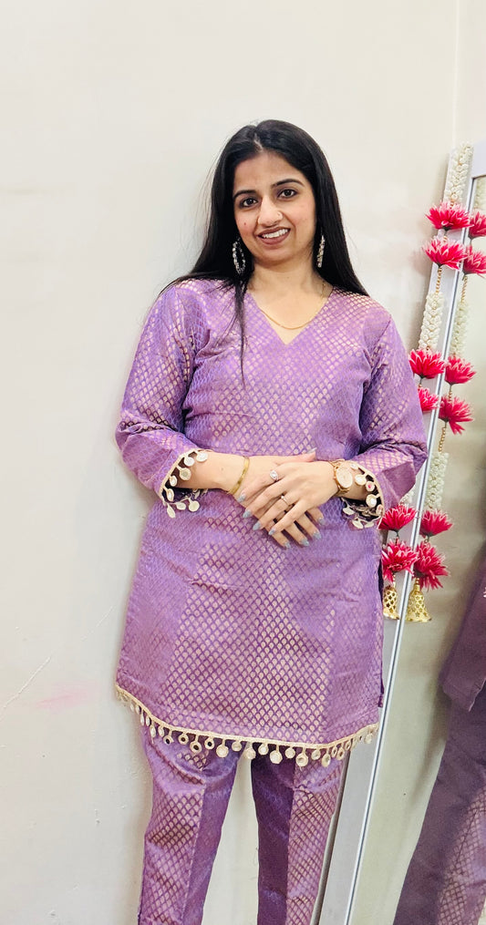 Shahi Gulnaar Co-ord Set