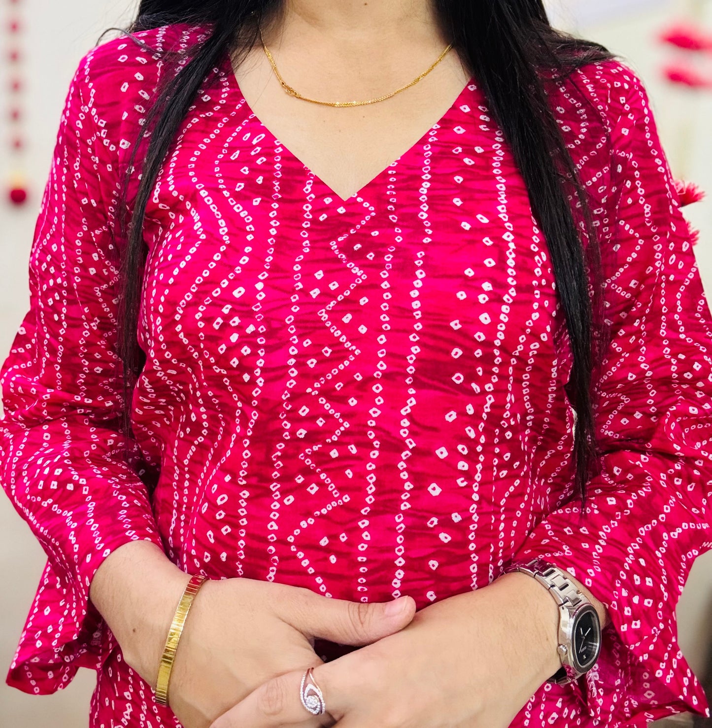 Pink Spark Kurta Set
