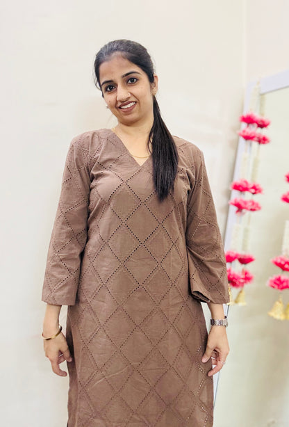 Cocoa Calm Kurti