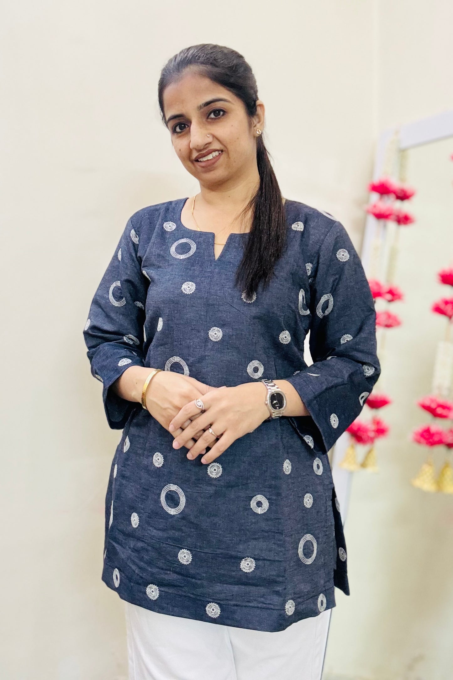 Denim Grace Kurti