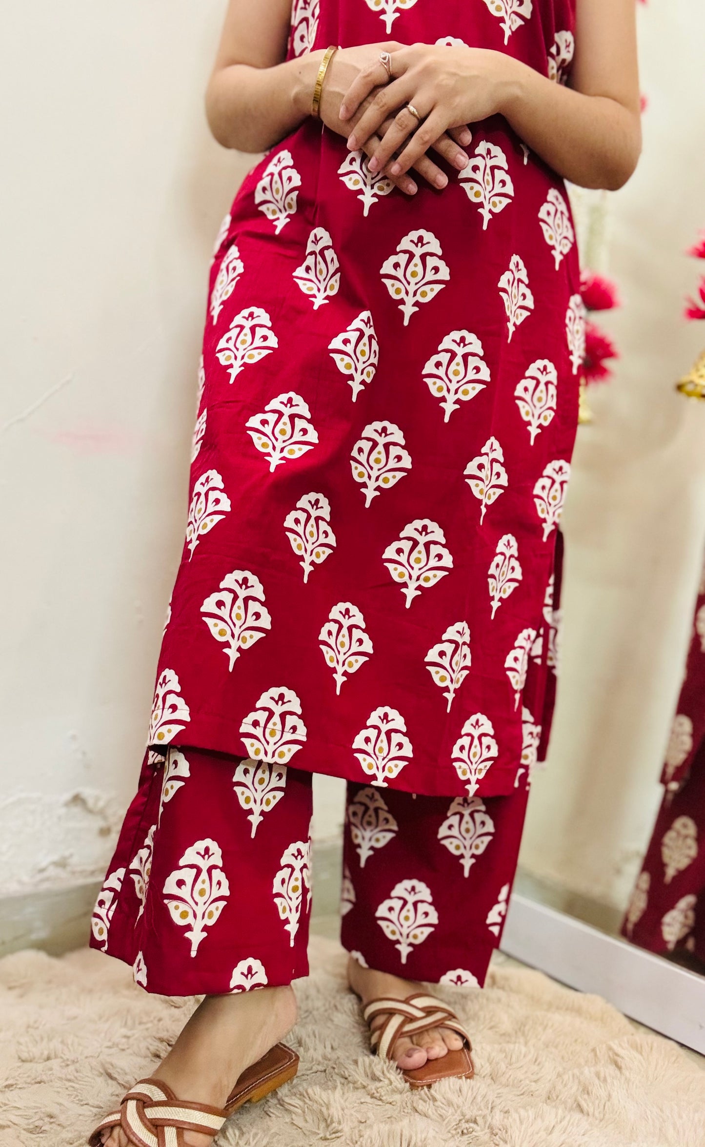 Maroon Charm Kurta Set