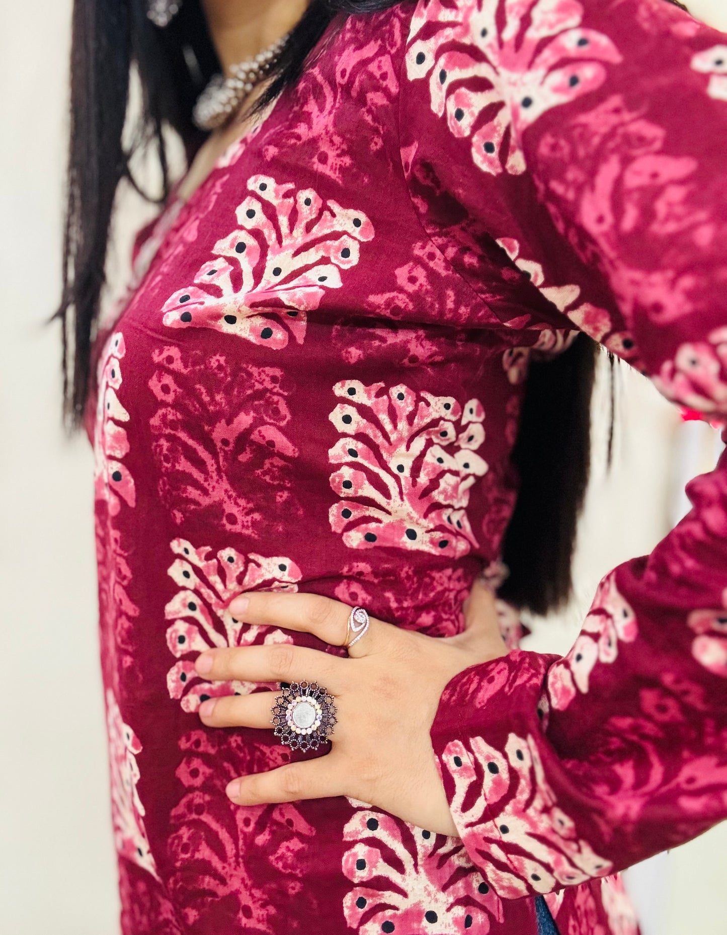 Rani Bloom Corset Kurti