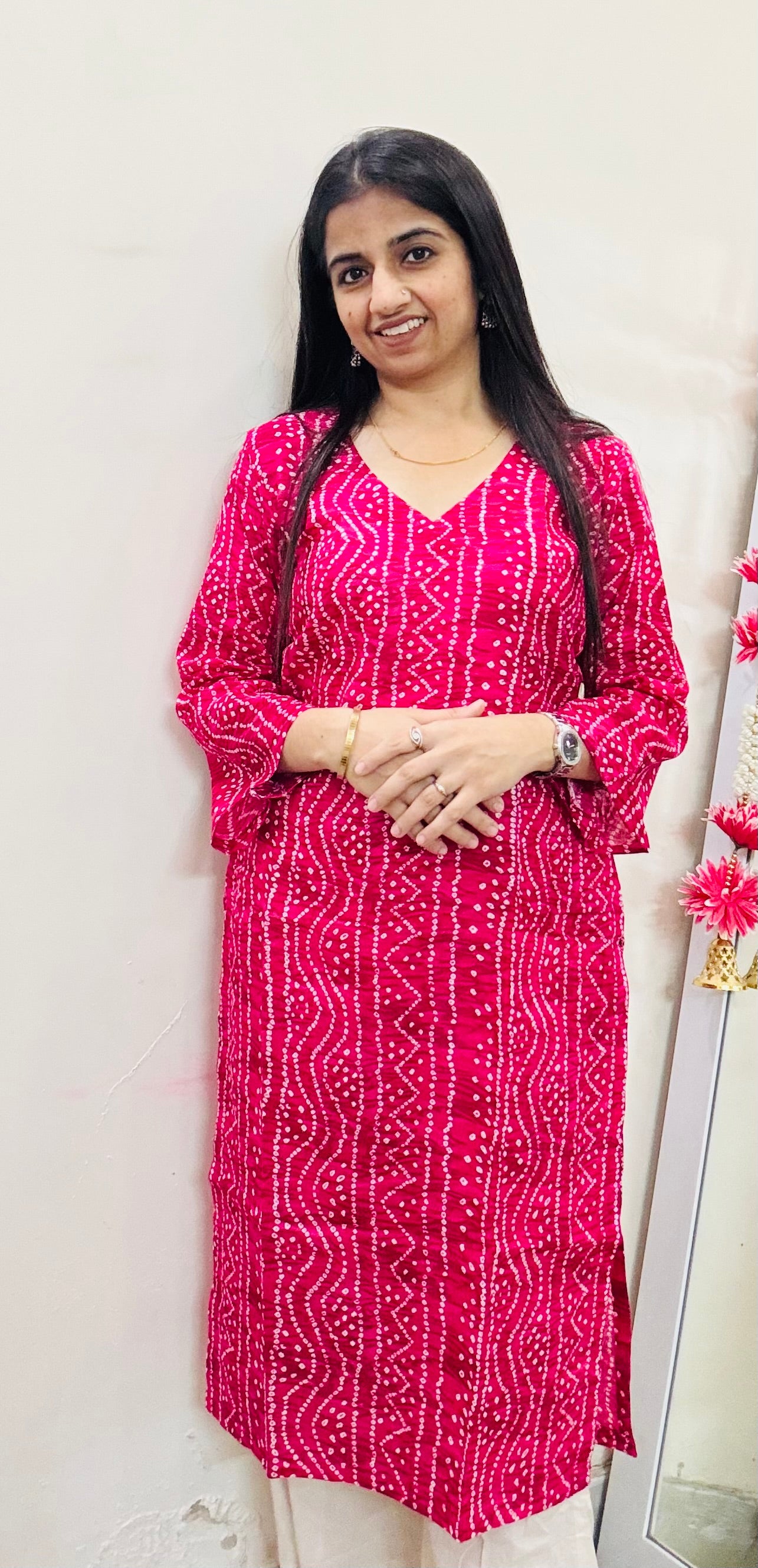 Pink Spark Kurta Set