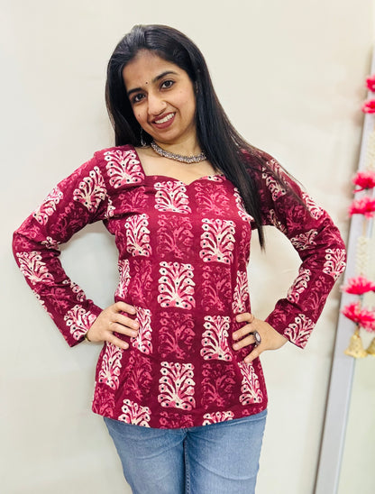 Rani Bloom Corset Kurti