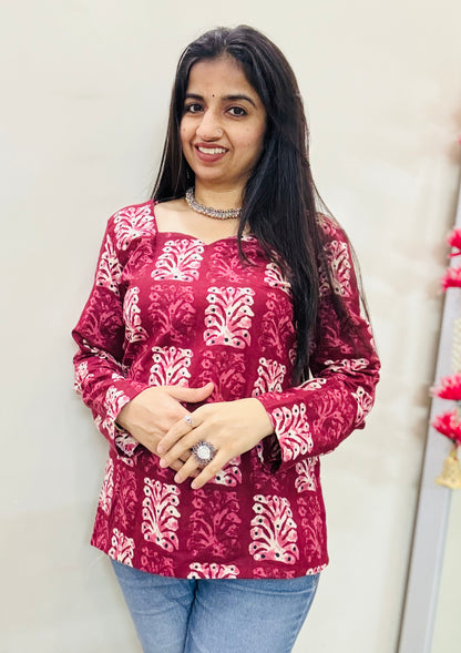 Rani Bloom Corset Kurti