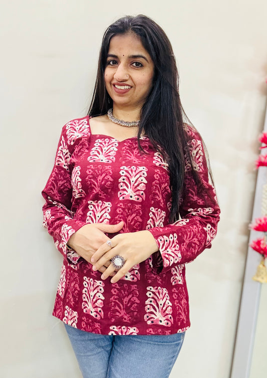 Rani Bloom Corset Kurti