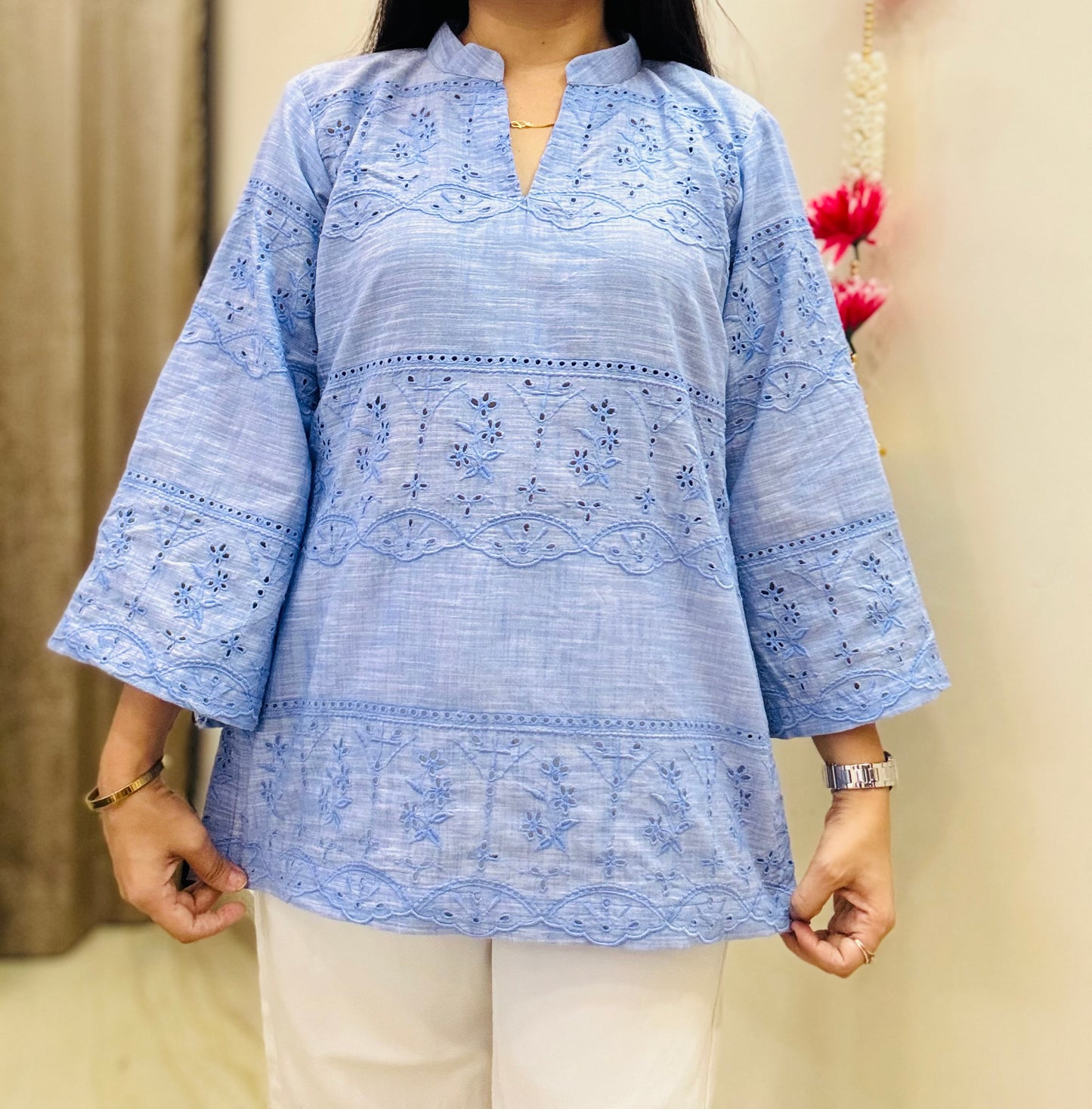 Denim Dazzle Kurti