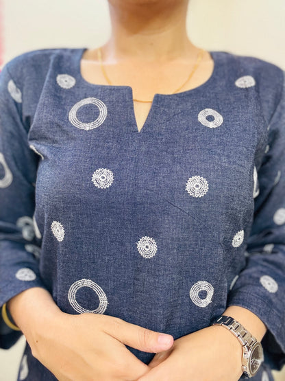Denim Grace Kurti