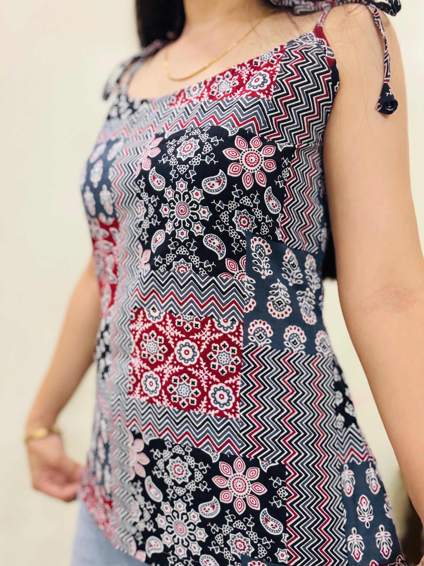 Strap Serenity Kurti Top