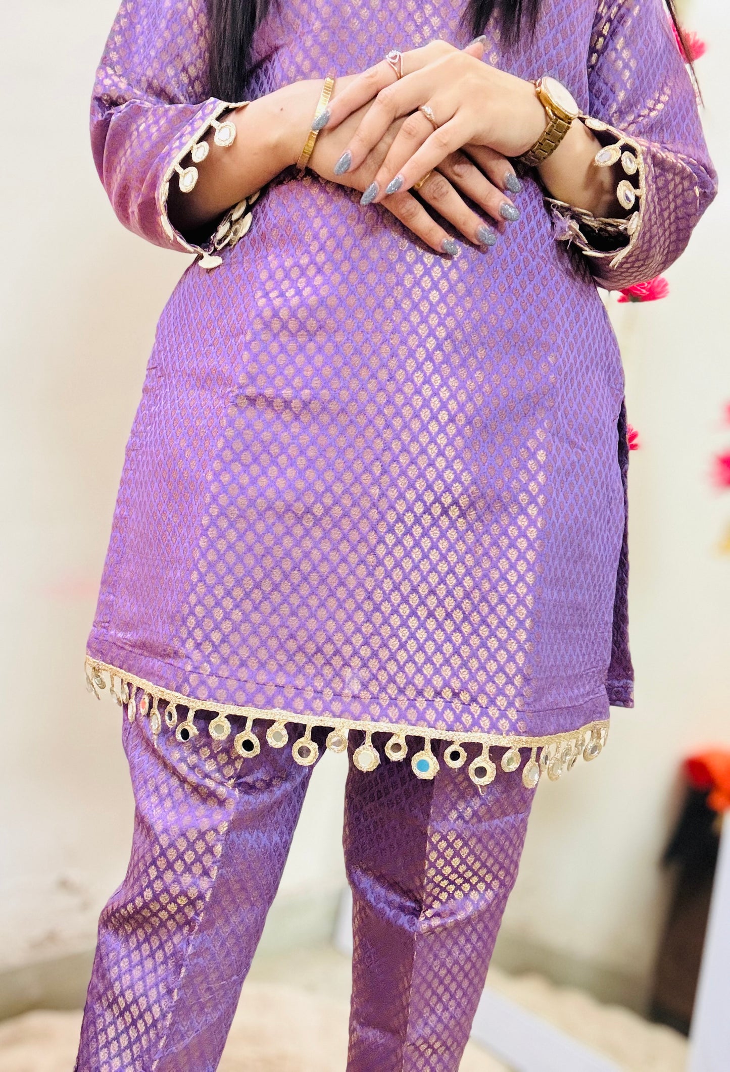 Shahi Gulnaar Co-ord Set