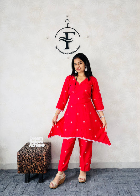 Laal Meher Co-ord Set