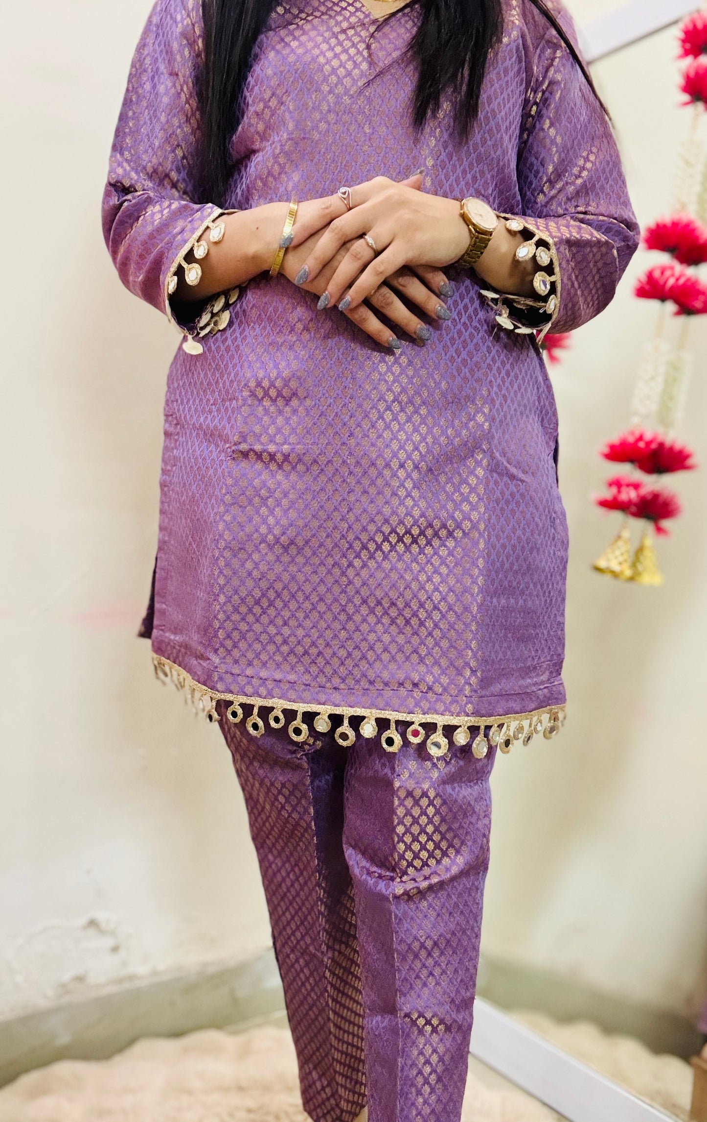 Shahi Gulnaar Co-ord Set