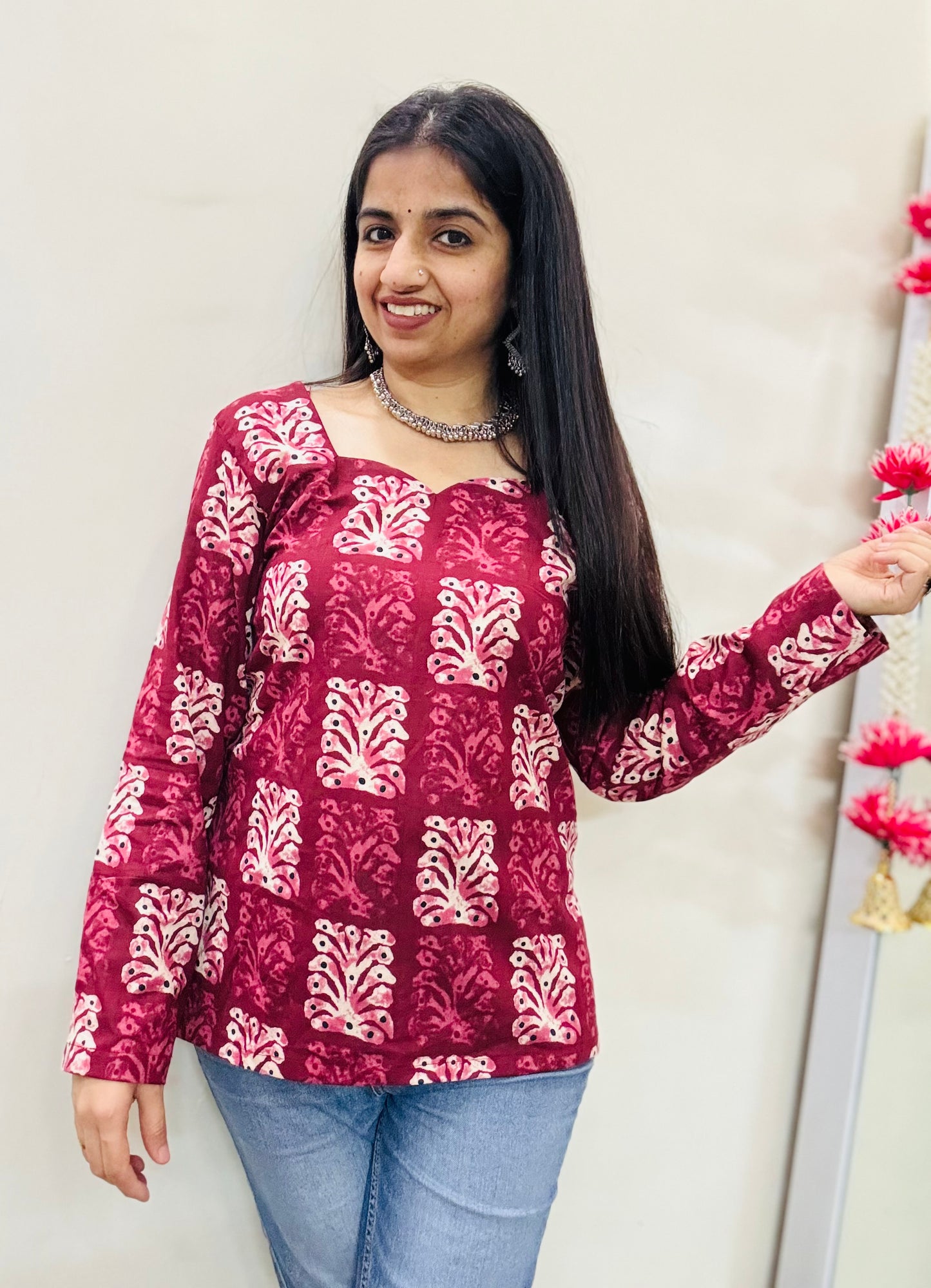 Rani Bloom Corset Kurti