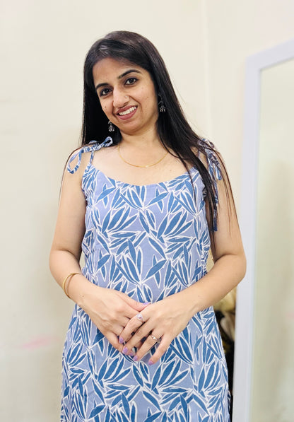 Lavender Breeze Strappy Kurti