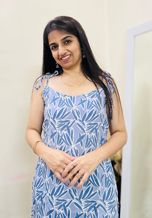 Lavender Breeze Strappy Kurti