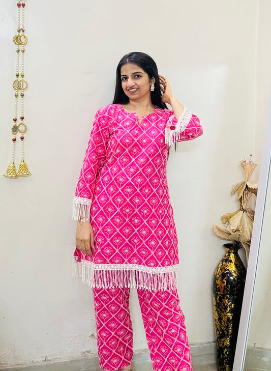 Blush Elegance Co-ord Set