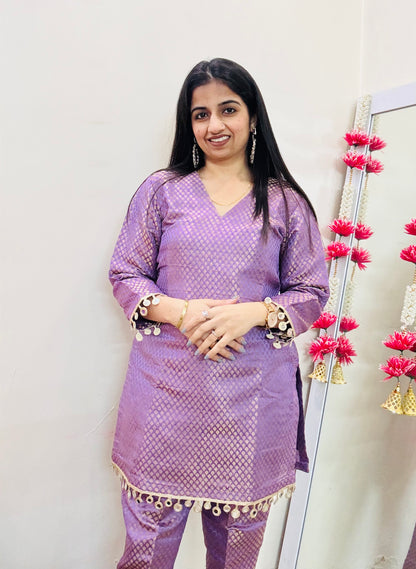 Shahi Gulnaar Co-ord Set
