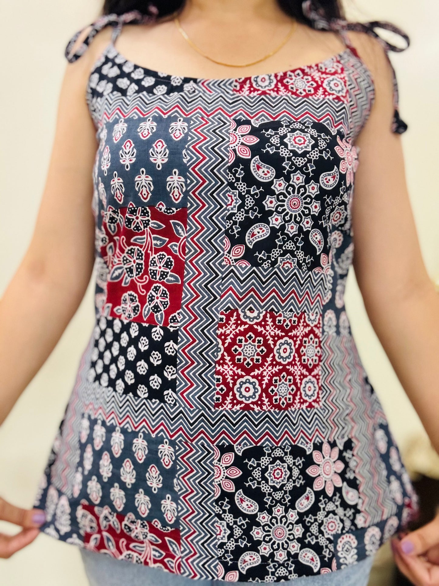 Strap Serenity Kurti Top
