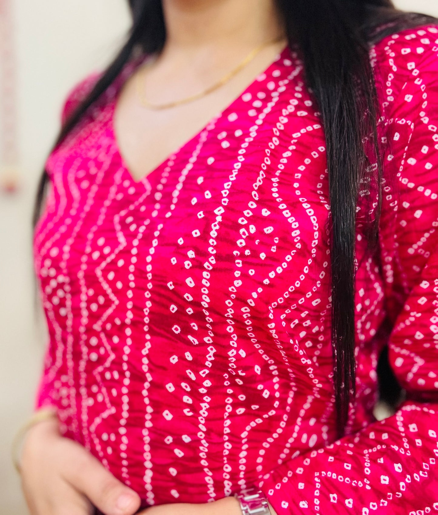Pink Spark Kurta Set