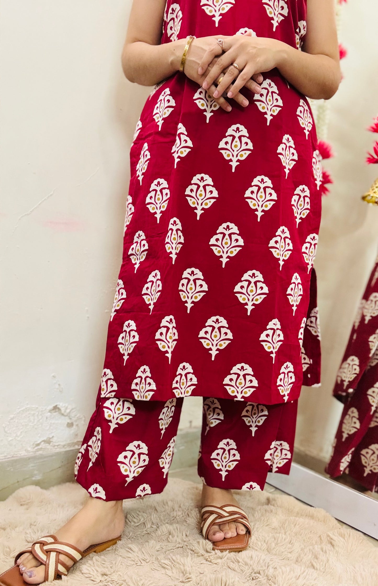 Maroon Charm Kurta Set
