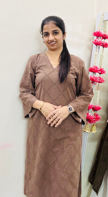 Cocoa Calm Kurti