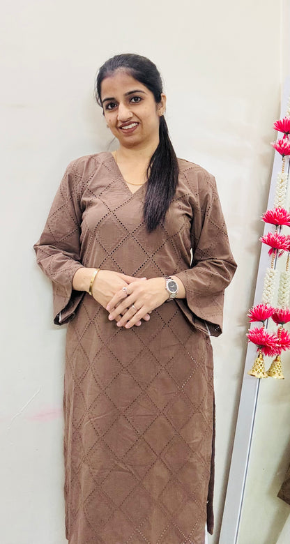 Cocoa Calm Kurti
