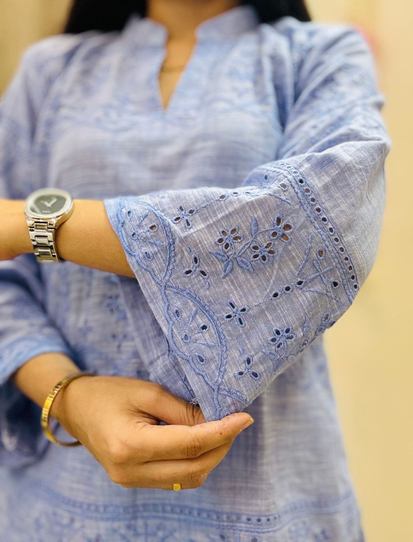 Denim Dazzle Kurti