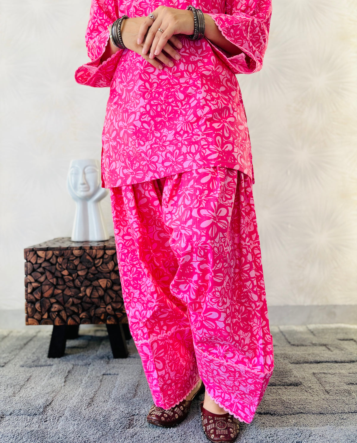 Rose Bloom Farshi Set