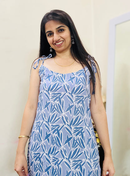 Lavender Breeze Strappy Kurti