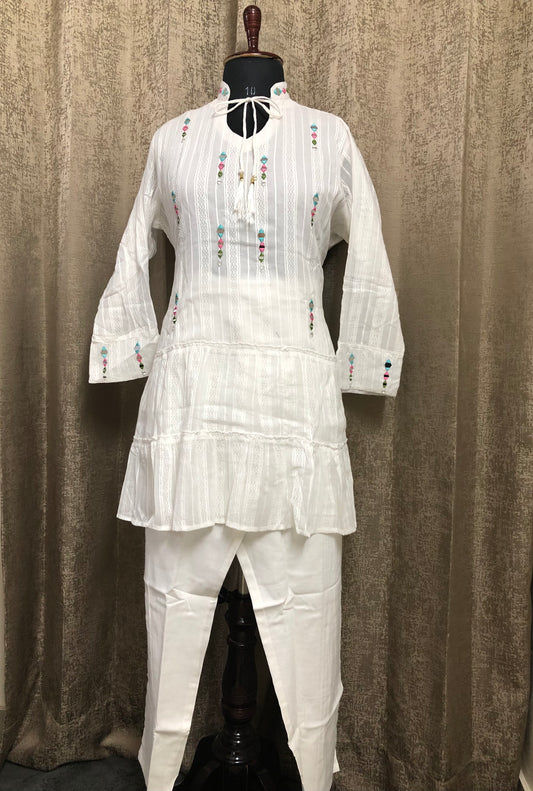 Noor-e-Sitara Mirror Work Co-ord Set