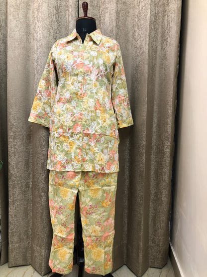 Pistachio Zari Set