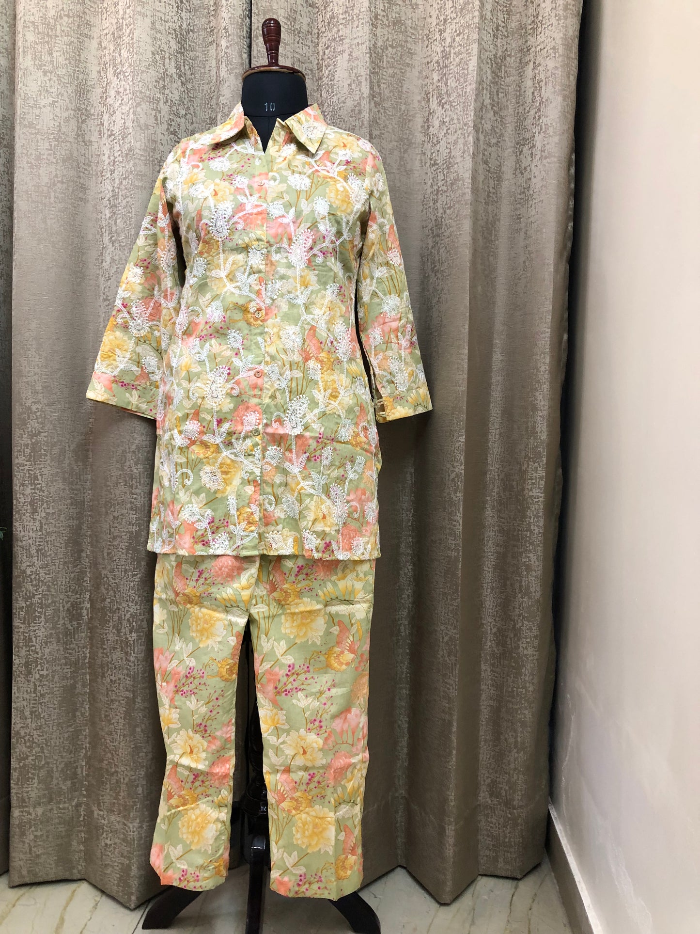 Pistachio Zari Set