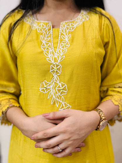 Golden Bloom Co-ord Set