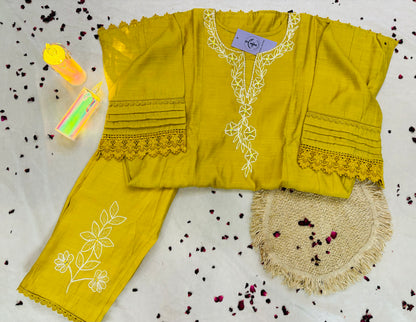 Golden Bloom Co-ord Set