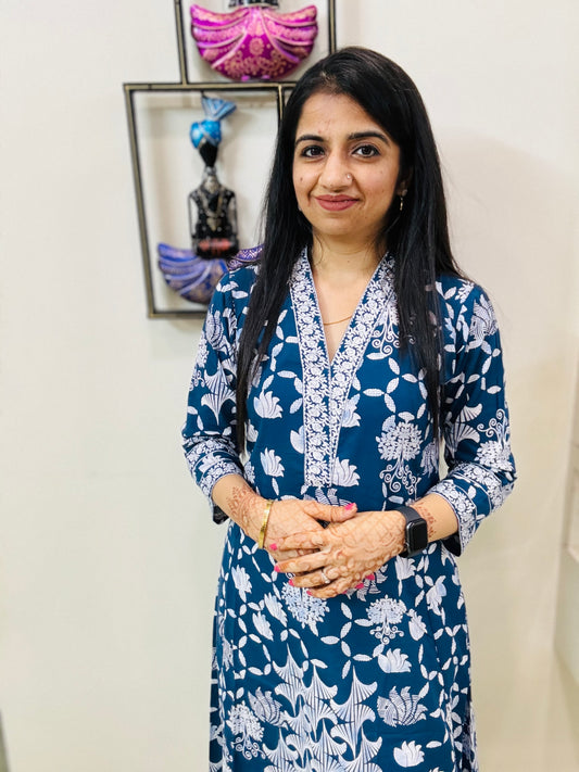 Azure Breeze Kurti