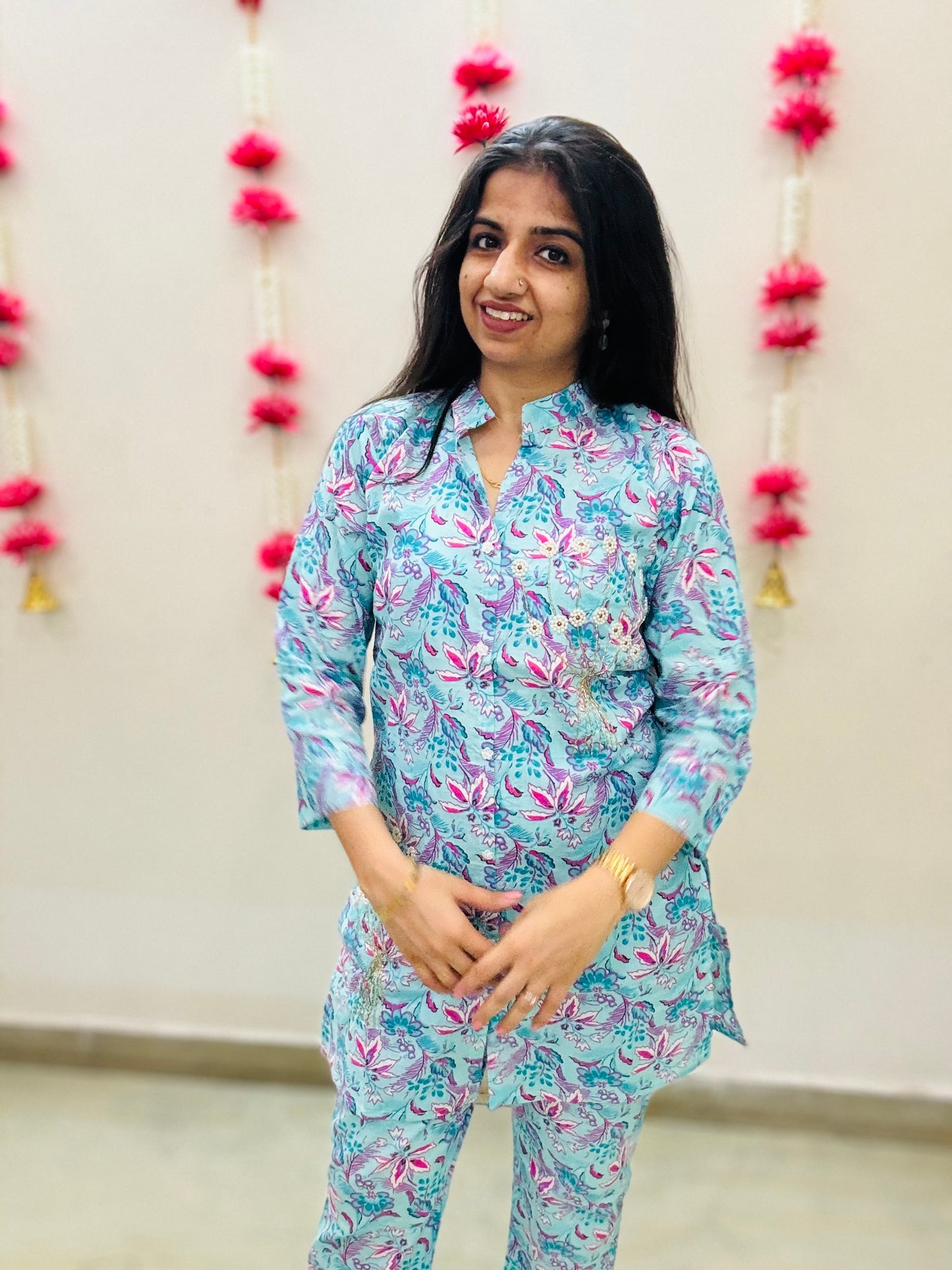 Elegant Floral Co-ord Set
